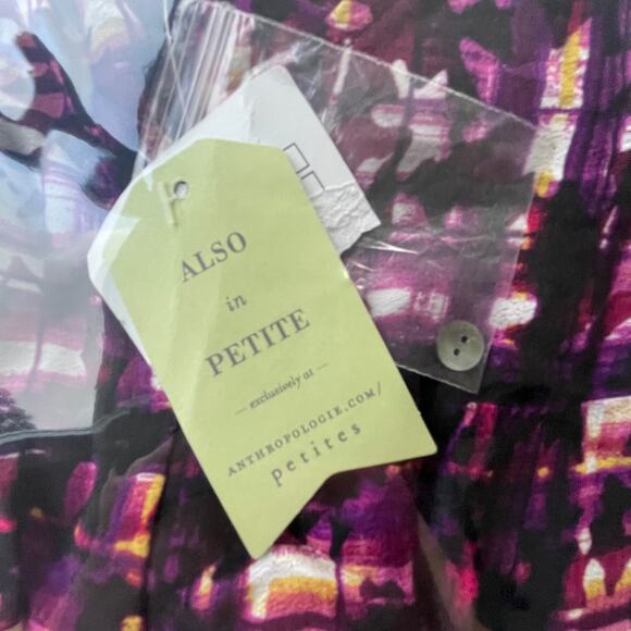 NEW! Anthropologie Maeve Cocoon Dolman Sleeves Draped Dress Size S - Picture 13 of 13